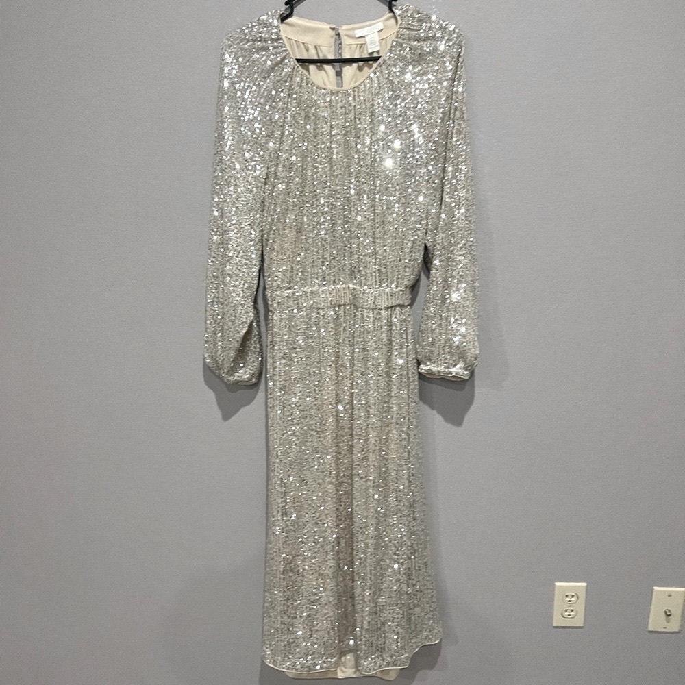 Sparkly Dress with open back